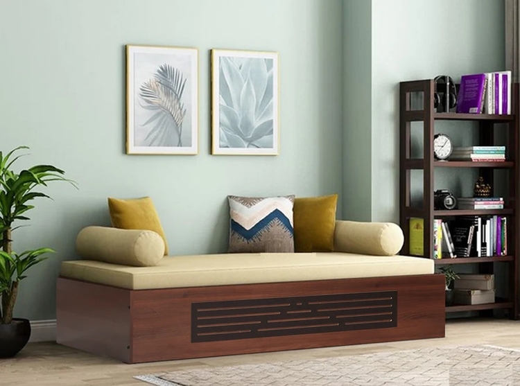 Primus Single Bed With Storage English Oak Colour