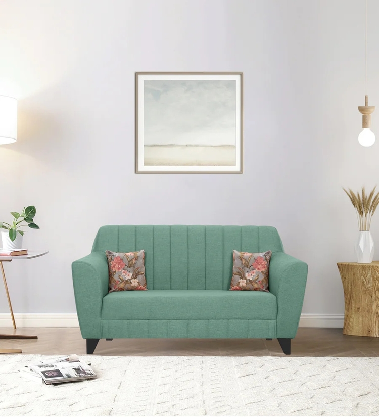 Textura Azure 2 Seater Sofa In Imperial Green Colour