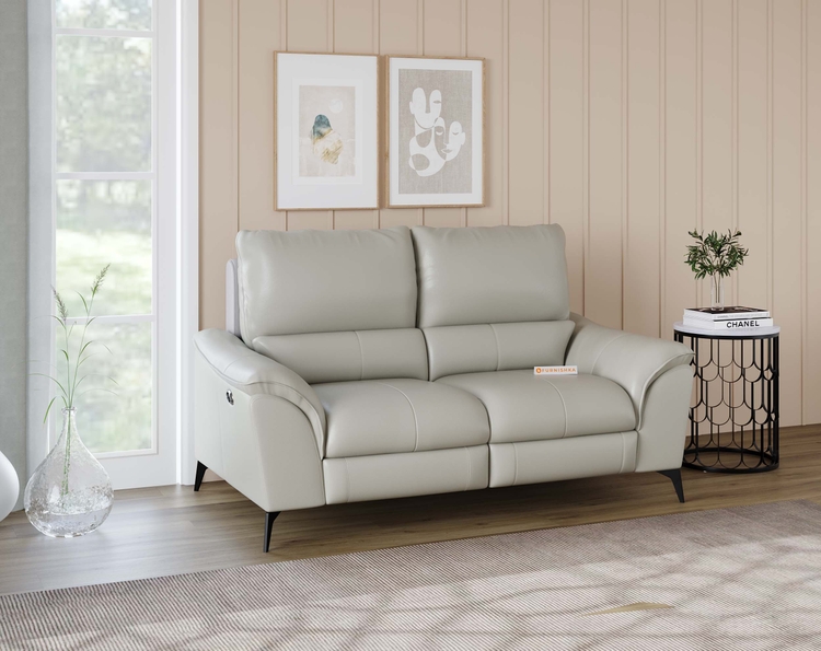 Valen Leather 2 Seater Recliner Sofa