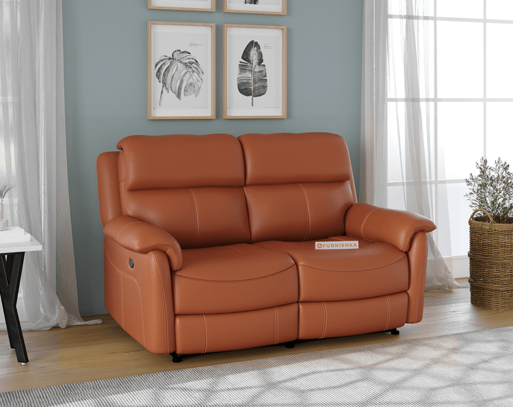 Taurus Leather 2 Seater Recliner Sofa