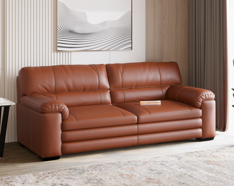 Daniel Leather 3 Seater Sofa