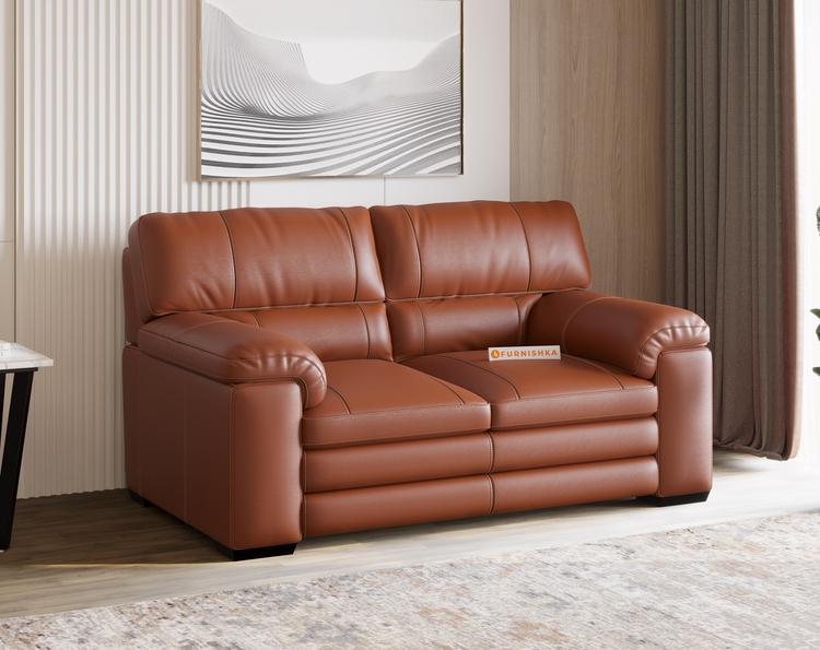 Daniel Leather 2 Seater Sofa