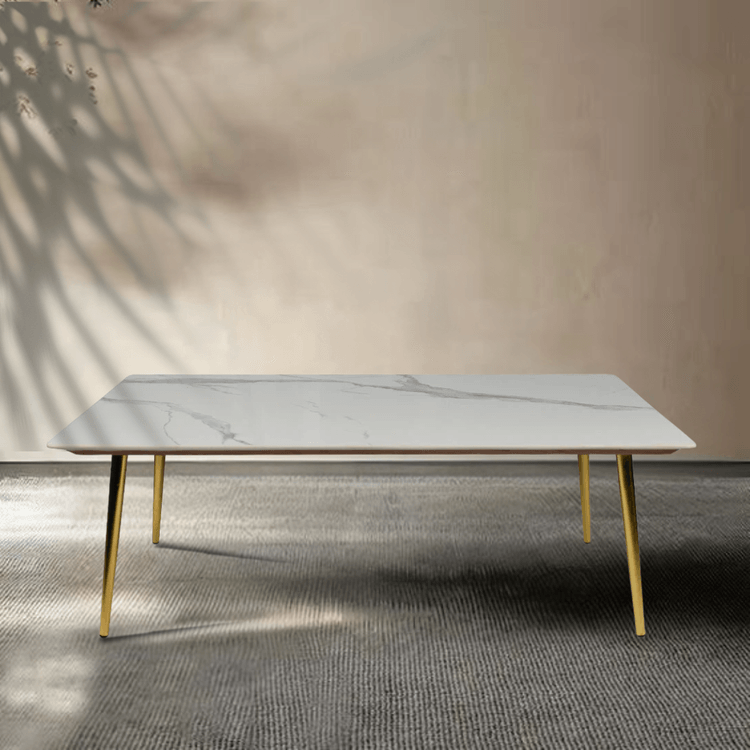 Claire Coffee Table With Golden Leg