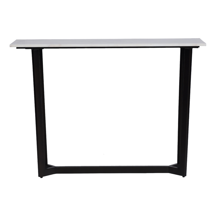 EthnoGlow Opula Console Table In Black Finish