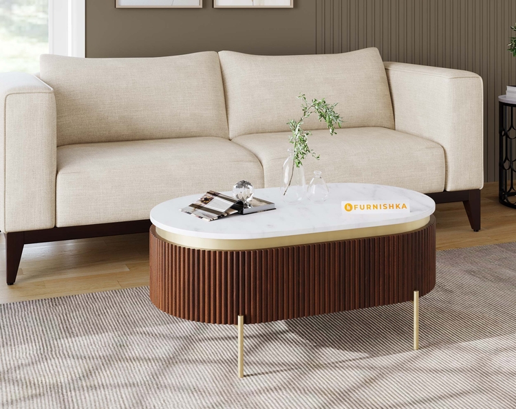 Marcella Fluted Coffee Table