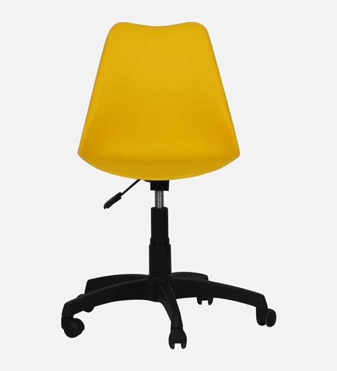 Spark Medium Back Office Chair In Yellow Colour
