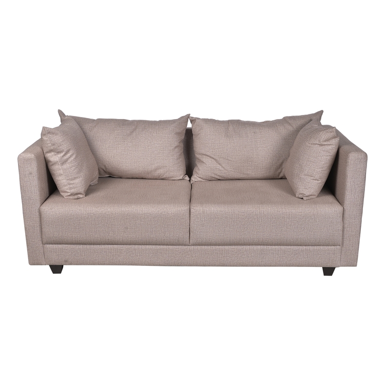 Textura Nixie 3 Seater Sofa In Neutral Beige Colour