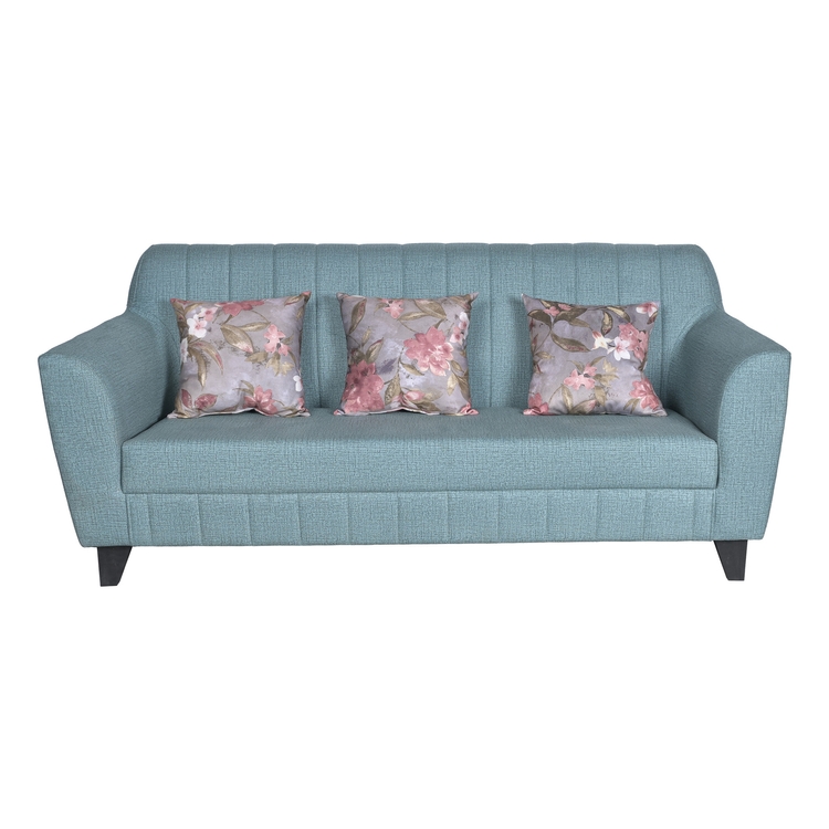 Textura Azure 3 Seater Sofa In Imperial Green Colour