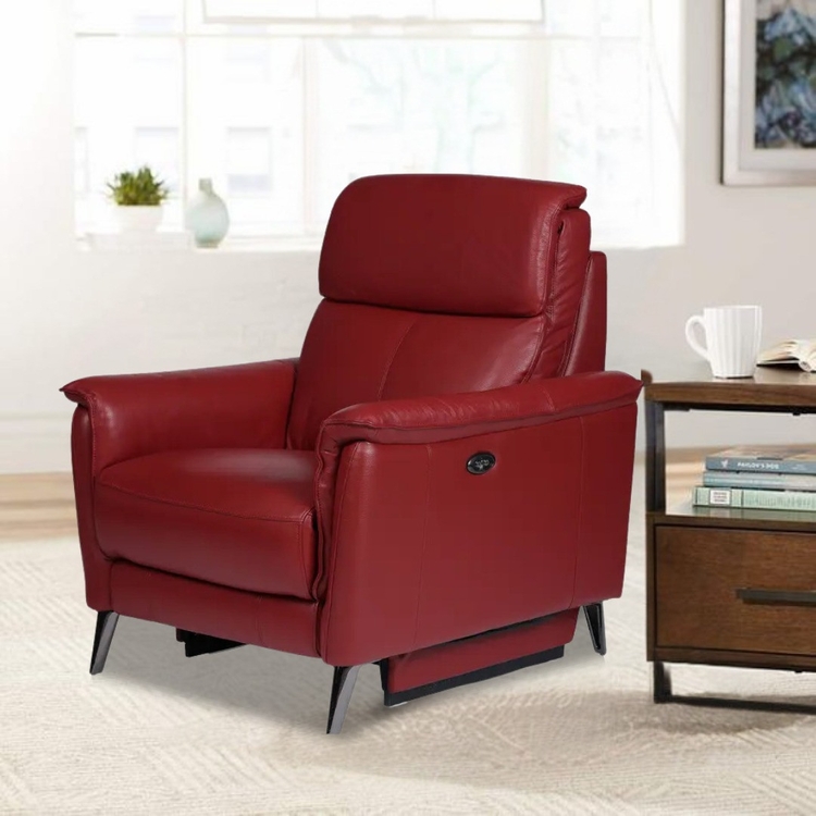 PlushCraft RubyRecline 1 seater Sofa (with 1 seat) with 1 motorised recliner