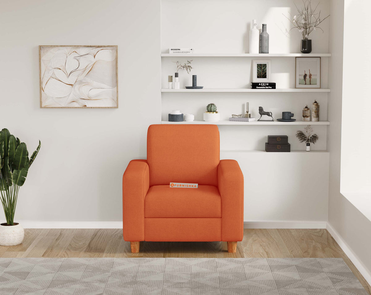 XILO 1 Seater Sofa - Rust