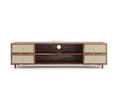 Amara Palvich Sheesham TV Unit with 4 Drawers