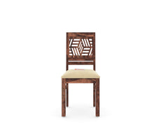 Adiva 4 Seater Sheesham wood Dining Set with Adiva Sheesham Dining Chair