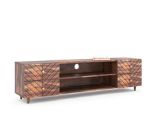 Chevora Palvich Sheesham TV Unit with 4 Drawers