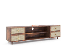 Amara Palvich Sheesham TV Unit with 4 Drawers