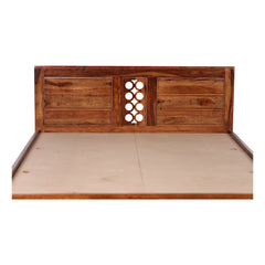 Ethiro Sheesham King Bed with Box Storage