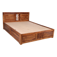 Ethiro Sheesham King Bed with Box Storage