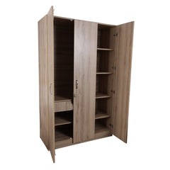 Ataria 3 Door Wardrobe - Oak Finish