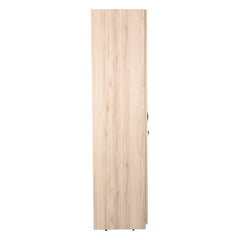 Aasaro 3 Door Wardrobe with Mirror - Oak Finish