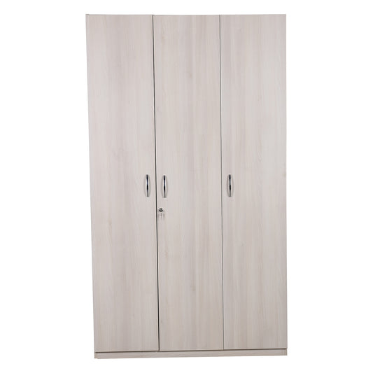 Zeta 3 Door Wardrobe - Ash Finish