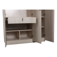 Zeta 3 Door Wardrobe - Ash Finish