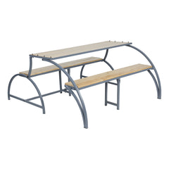 GARDEN FLIP TABLE 3+3 Seater