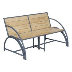 GARDEN FLIP TABLE 3+3 Seater