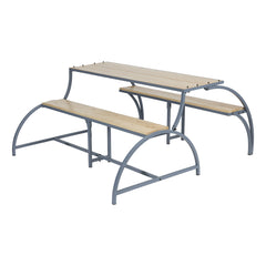 GARDEN FLIP TABLE 3+3 Seater