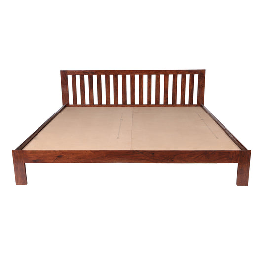 Arya Solid Wood King Bed without Storage