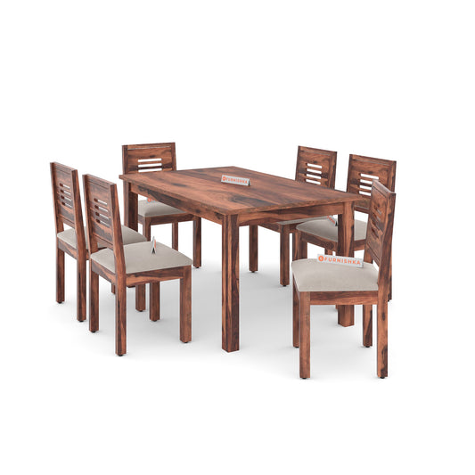 Akira Sheesham 6 Seater Dining Table