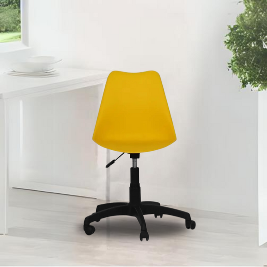 Spark Medium Back Office Chair In Yellow Colour