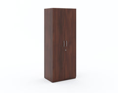 Zeta 2 Door Wardrobe - Walnut Finish