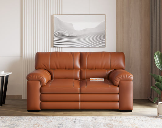 Daniel Leather 2 Seater Sofa