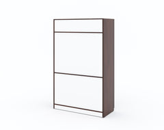 Zeta 3 Door Wardrobe - Walnut Finish