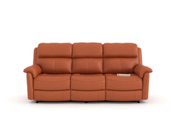 Taurus Leather 3 Seater Recliner