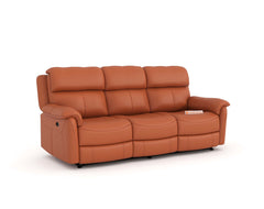 Taurus Leather 3 Seater Recliner