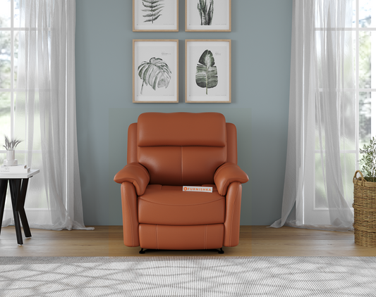 Taurus Leather 1 Seater Recliner