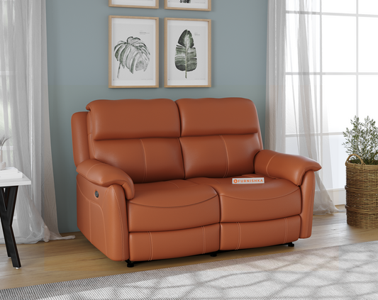 Taurus Leather 2 Seater Recliner