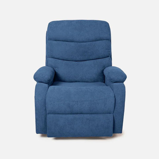 Abiza 1 Seater Blue Rotation Manual Recliner