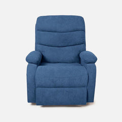 Abiza 1 Seater Blue Rotation Manual Recliner