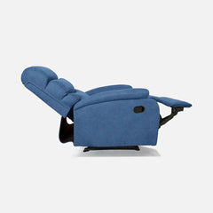 Abiza 1 Seater Blue Rotation Manual Recliner