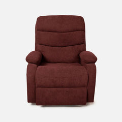 Abiza 1 Seater Maroon Rotation Manual Recliner