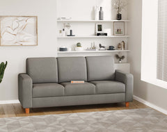 Xilo 3 Seater Sofa - Ash