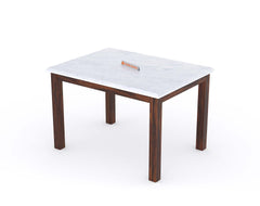 Zhera Indian Marble Top 4 Seater Dining Table