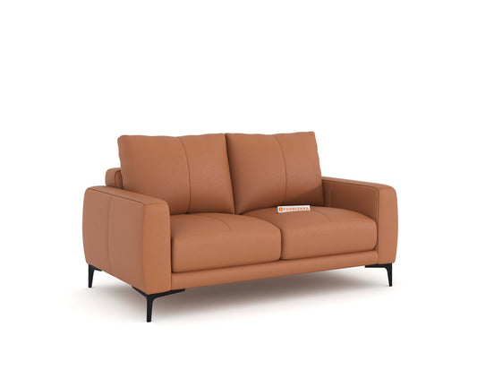 Balvin Leather 2 Seater Sofa