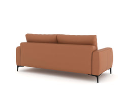 Balvin Leather 3 Seater Sofa