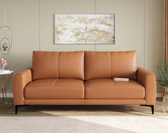 Balvin Leather 3 Seater Sofa