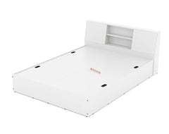 Allen Box Storage Bed White - Queen Size