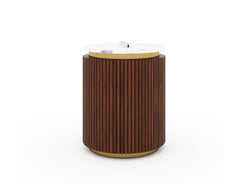 Marcella Fluted Side Table - IM