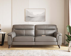 Casto Leather 3 Seater Sofa