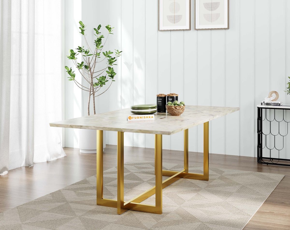 Rodano dining table with Australian Onyx Top - 6 Seater